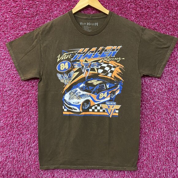 Van Halen Nascar Racing Car Graphic Design T-Shirt Medium - Picture 1 of 4